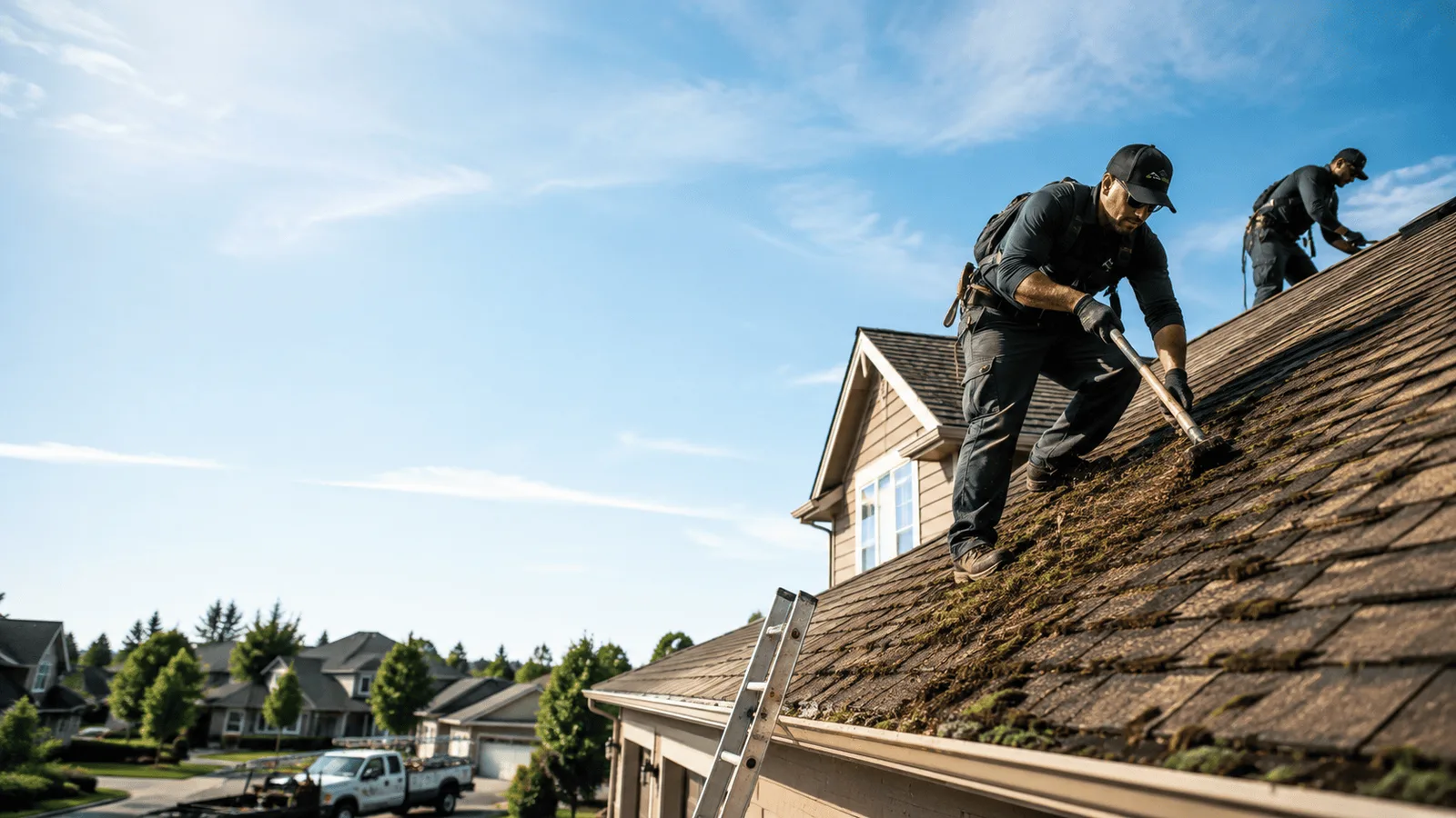 Roof Moss Removal in Milan, IL near me